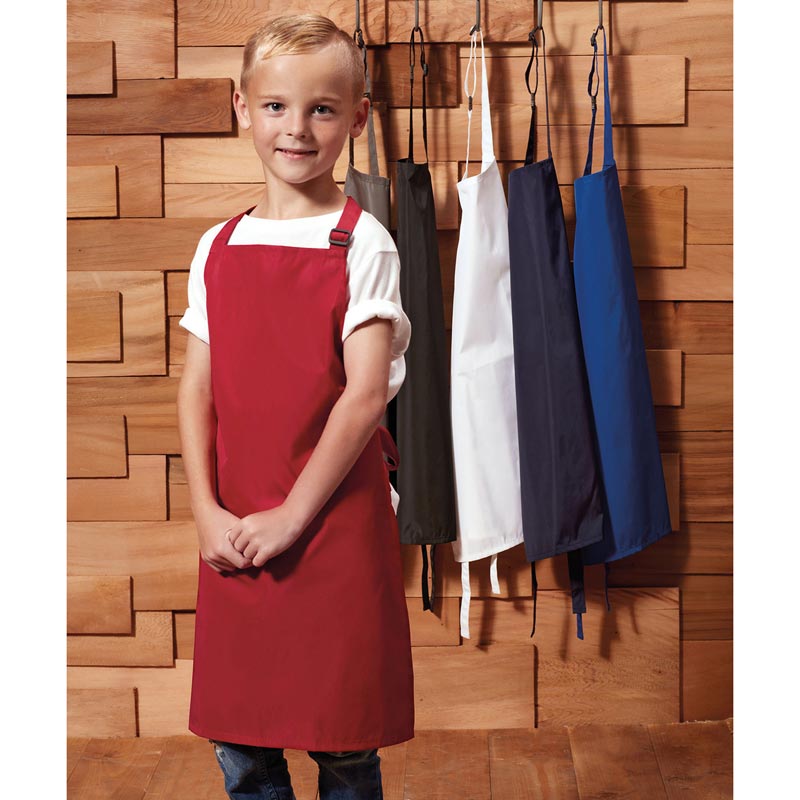 Kids waterproof apron - Red Infant